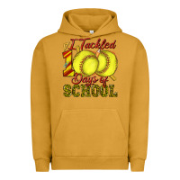 Pigment Peanut Butter i tackled 100days of school softball Urban Hoodie - texasbilliewilder