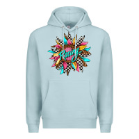 Blue Mist racing sunflower Premium Hoodie - AdoDesignShop