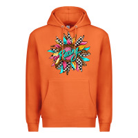 Carrot racing sunflower Premium Hoodie - AdoDesignShop