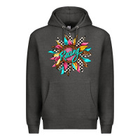 Charcoal Heather racing sunflower Premium Hoodie - AdoDesignShop