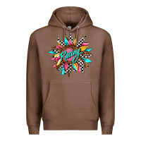 Chestnut racing sunflower Premium Hoodie - AdoDesignShop