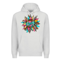 Dove Grey racing sunflower Premium Hoodie - AdoDesignShop