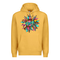 Mustard racing sunflower Premium Hoodie - AdoDesignShop
