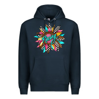 Navy racing sunflower Premium Hoodie - AdoDesignShop