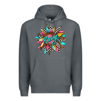 Rock racing sunflower Premium Hoodie - AdoDesignShop