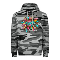 Slate Camo racing sunflower Premium Hoodie - AdoDesignShop