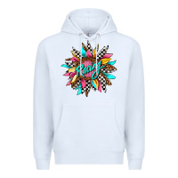 White racing sunflower Premium Hoodie - AdoDesignShop