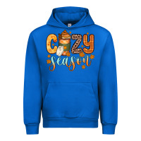 Cobalt cozy season Urban Hoodie - Zillion Design Studio