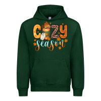 Forest Green cozy season Urban Hoodie - Zillion Design Studio