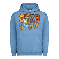 Pigment Pebble Blue cozy season Urban Hoodie - Zillion Design Studio
