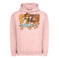 Pigment Salmon cozy season Urban Hoodie - Zillion Design Studio