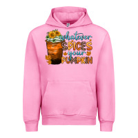 Fuchsia Pink whatever spices your pumpkin Urban Hoodie - Zillion Design Studio