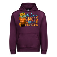 Mauve Wine whatever spices your pumpkin Urban Hoodie - Zillion Design Studio