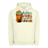 Pigment Pistachio whatever spices your pumpkin Urban Hoodie - Zillion Design Studio
