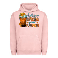 Pigment Salmon whatever spices your pumpkin Urban Hoodie - Zillion Design Studio
