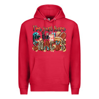 Cardinal i'm just here for the snacks american football Premium Hoodie - Zillion Design Studio