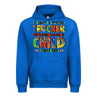 Cobalt it takes a special teacher to hear what a child cant say tbw Urban Hoodie - texasbilliewilder