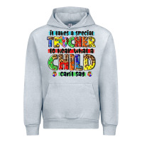 Heather Grey it takes a special teacher to hear what a child cant say tbw Urban Hoodie - texasbilliewilder