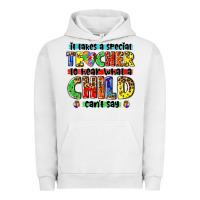 Pigment Lunar Rock it takes a special teacher to hear what a child cant say tbw Urban Hoodie - texasbilliewilder