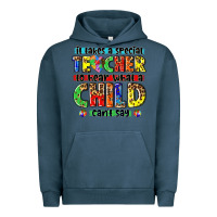 Pigment Midnight Navy it takes a special teacher to hear what a child cant say tbw Urban Hoodie - texasbilliewilder