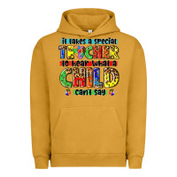 Pigment Peanut Butter it takes a special teacher to hear what a child cant say tbw Urban Hoodie - texasbilliewilder