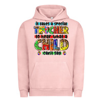 Pigment Salmon it takes a special teacher to hear what a child cant say tbw Urban Hoodie - texasbilliewilder