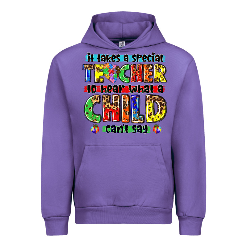 It Takes A Special Teacher To Hear What A Child Cant Say Tbw Urban Hoodie by texasbilliewilder | Teevron