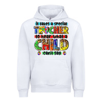 White it takes a special teacher to hear what a child cant say tbw Urban Hoodie - texasbilliewilder
