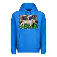True Royal charolais bull black angus cattle and bull with barnyard and cowhide Premium Hoodie - RanaPortraitStore