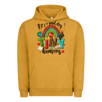Pigment Peanut Butter it s a good day tiny humans Urban Hoodie - texasbilliewilder