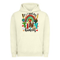 Pigment Pistachio it s a good day tiny humans Urban Hoodie - texasbilliewilder