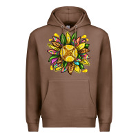 Chestnut lemon sunflower Premium Hoodie - texasbilliewilder