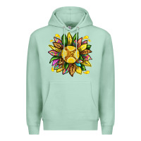 Seafoam lemon sunflower Premium Hoodie - texasbilliewilder