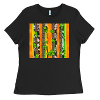 St Patricks Shamrock With Cowhide Ladies Tee | Teevron