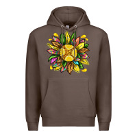 Coffee lemon sunflower Premium Hoodie - texasbilliewilder
