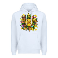 White lemon sunflower Premium Hoodie - texasbilliewilder