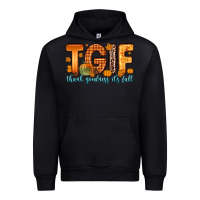 Black tgif thank goodness it s fall Urban Hoodie - Zillion Design Studio