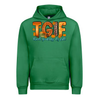 Emerald tgif thank goodness it s fall Urban Hoodie - Zillion Design Studio