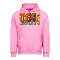 Fuchsia Pink tgif thank goodness it s fall Urban Hoodie - Zillion Design Studio