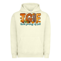 Pigment Pistachio tgif thank goodness it s fall Urban Hoodie - Zillion Design Studio