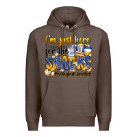 Coffee i'm just here for the snacks #volleyball brother Premium Hoodie - Zillion Design Studio