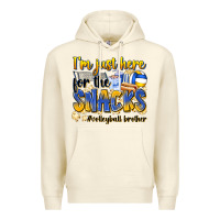Sandshell i'm just here for the snacks #volleyball brother Premium Hoodie - Zillion Design Studio