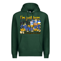 Sports Green i'm just here for the snacks #volleyball brother Premium Hoodie - Zillion Design Studio