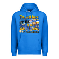 True Royal i'm just here for the snacks #volleyball brother Premium Hoodie - Zillion Design Studio