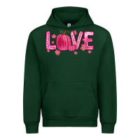 Forest Green love breast cancer Urban Hoodie - Zillion Design Studio
