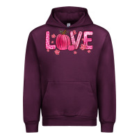 Mauve Wine love breast cancer Urban Hoodie - Zillion Design Studio