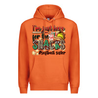 Carrot i'm just here for the snacks #softball sister Premium Hoodie - Zillion Design Studio