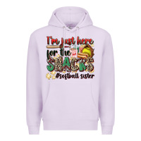 Lilac i'm just here for the snacks #softball sister Premium Hoodie - Zillion Design Studio