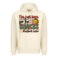 Sandshell i'm just here for the snacks #softball sister Premium Hoodie - Zillion Design Studio