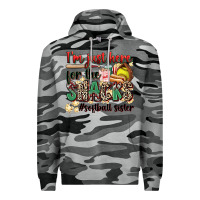 Slate Camo i'm just here for the snacks #softball sister Premium Hoodie - Zillion Design Studio